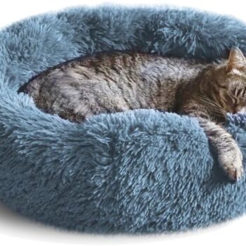 Cat Bed, Cat Beds for Indoor Cats Washable, Small Dog Bed Calming Pet Bed, Cat Beds & Furniture, Large Cat Bed, Kitty Kitten Bed